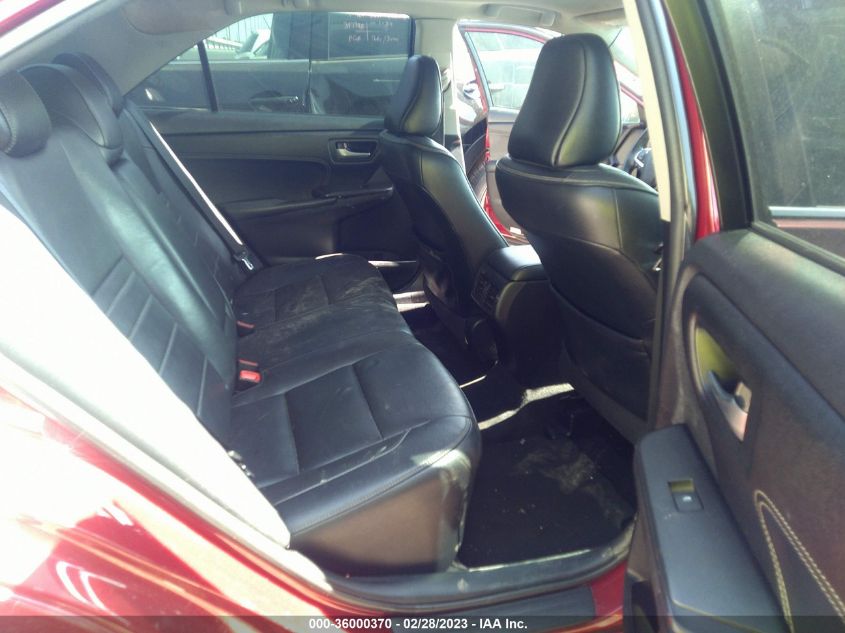 2016 TOYOTA CAMRY XLE/SE/LE/XSE - 4T1BF1FK0GU604104