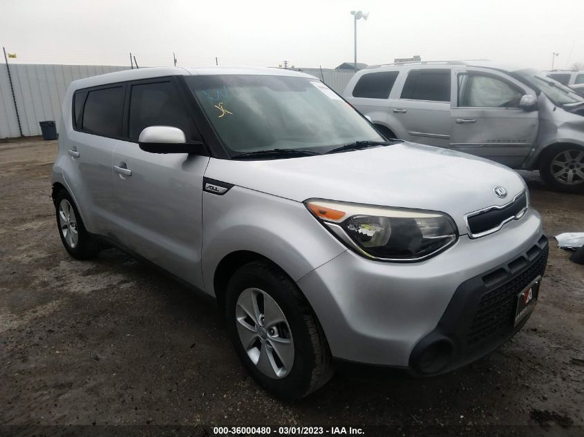 2016 KIA SOUL BASE - KNDJN2A28G7823116