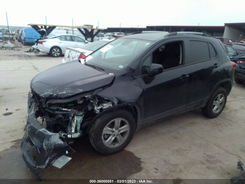 2022 CHEVROLET TRAX LT - KL7CJLSM2NB547128