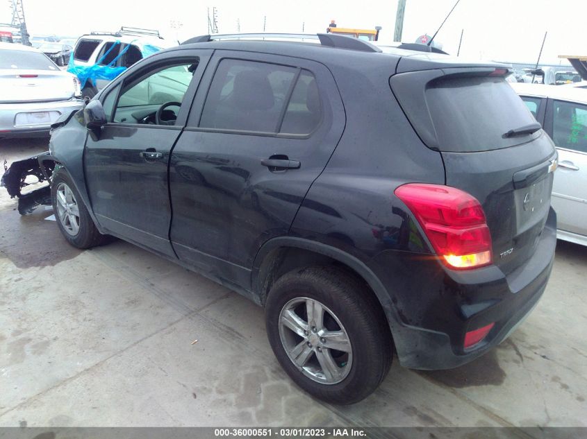 2022 CHEVROLET TRAX LT - KL7CJLSM2NB547128