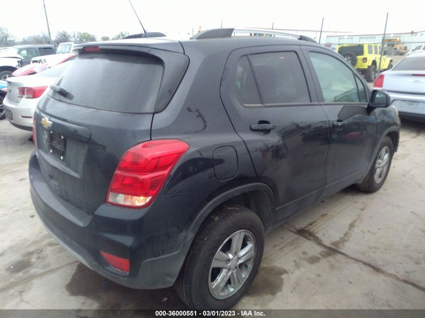 2022 CHEVROLET TRAX LT - KL7CJLSM2NB547128