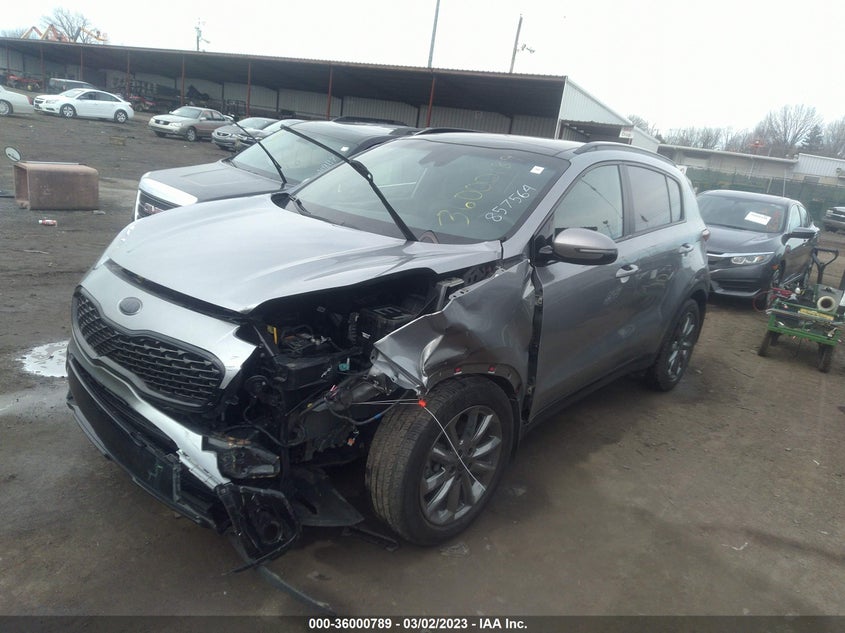 VIN KNDP63AC5M7857564 2021 KIA SPORTAGE S