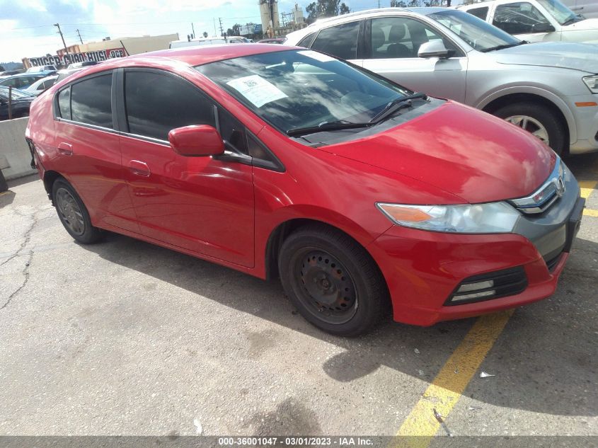 2013 HONDA INSIGHT - JHMZE2H39DS001580