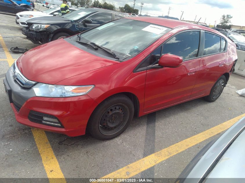 2013 HONDA INSIGHT JHMZE2H39DS001580
