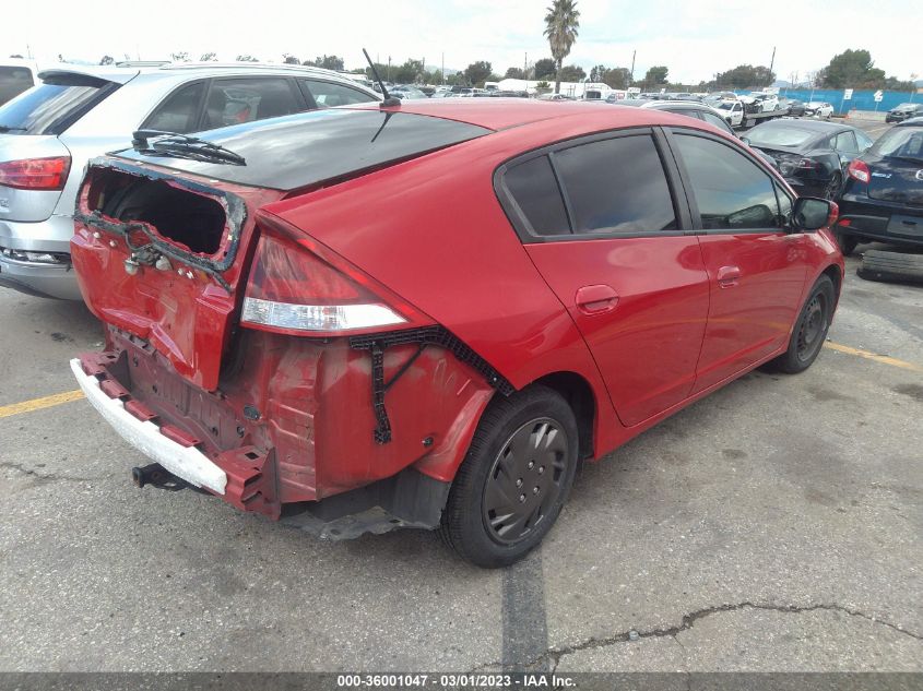 2013 HONDA INSIGHT JHMZE2H39DS001580