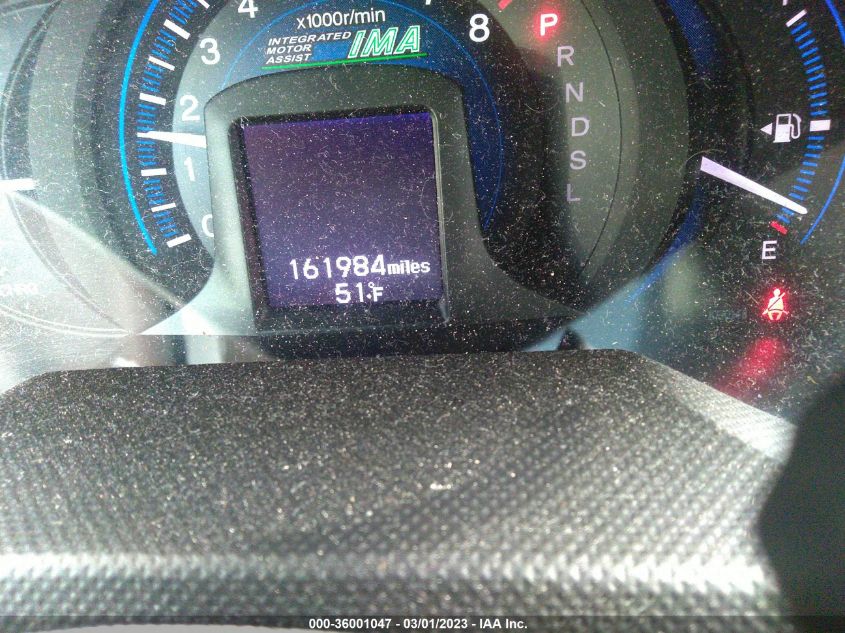 2013 HONDA INSIGHT JHMZE2H39DS001580
