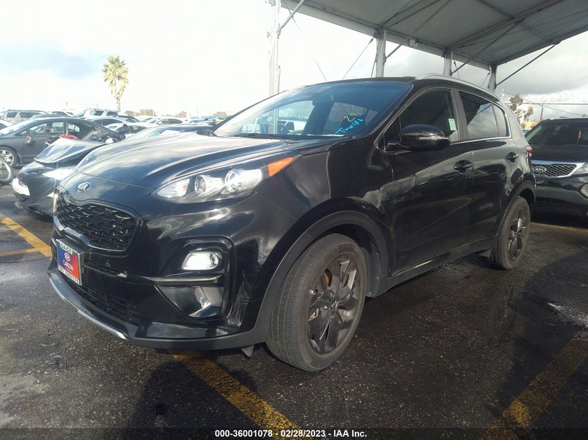 VIN KNDP63AC2L7695438 2020 KIA SPORTAGE S