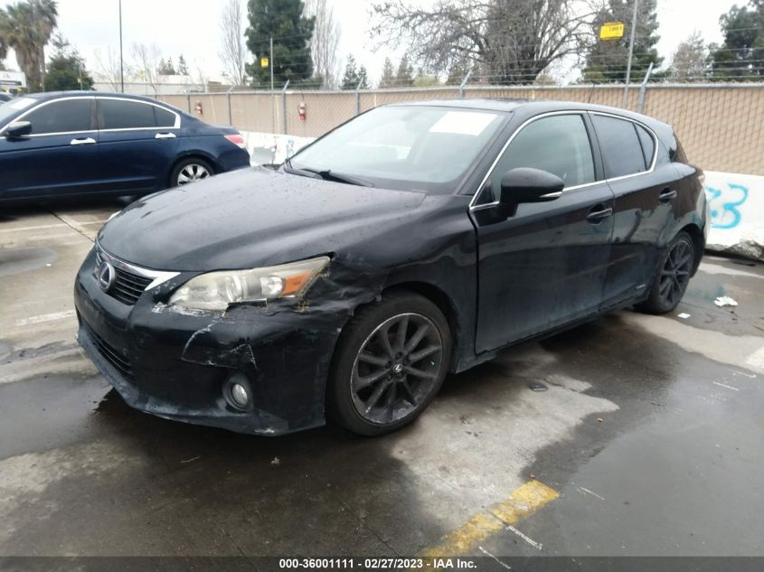 2013 LEXUS CT 200H HYBRID - JTHKD5BH6D2129771