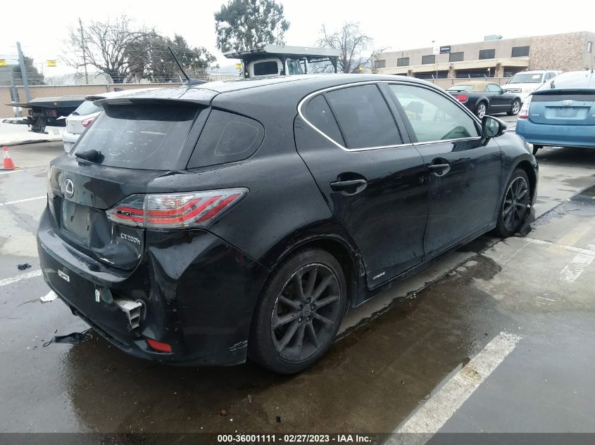 2013 LEXUS CT 200H HYBRID - JTHKD5BH6D2129771