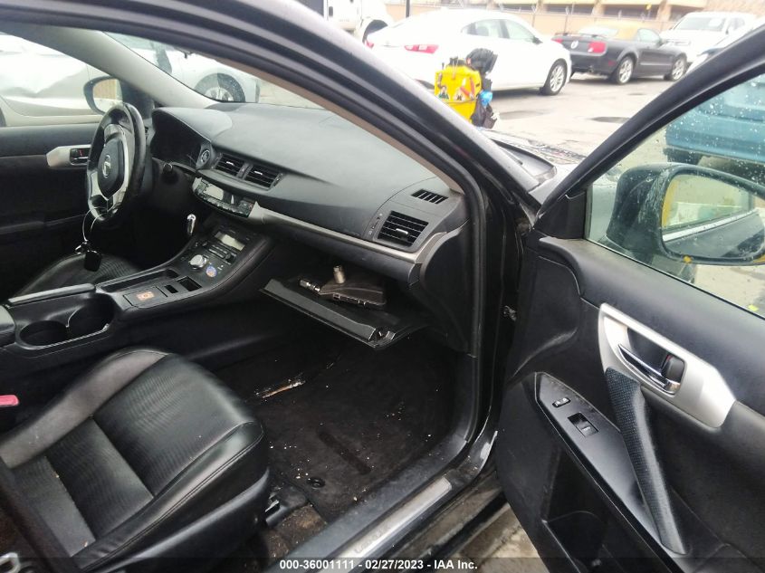 2013 LEXUS CT 200H HYBRID - JTHKD5BH6D2129771