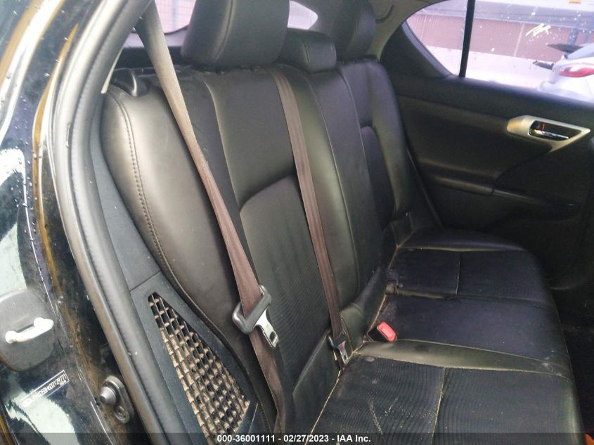 2013 LEXUS CT 200H HYBRID - JTHKD5BH6D2129771