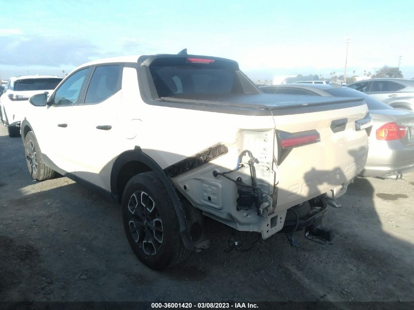 2022 HYUNDAI SANTA CRUZ SEL 5NTJBDAE3NH004961