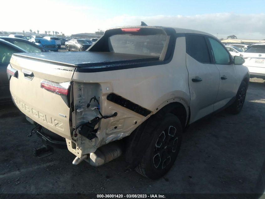 2022 HYUNDAI SANTA CRUZ SEL 5NTJBDAE3NH004961