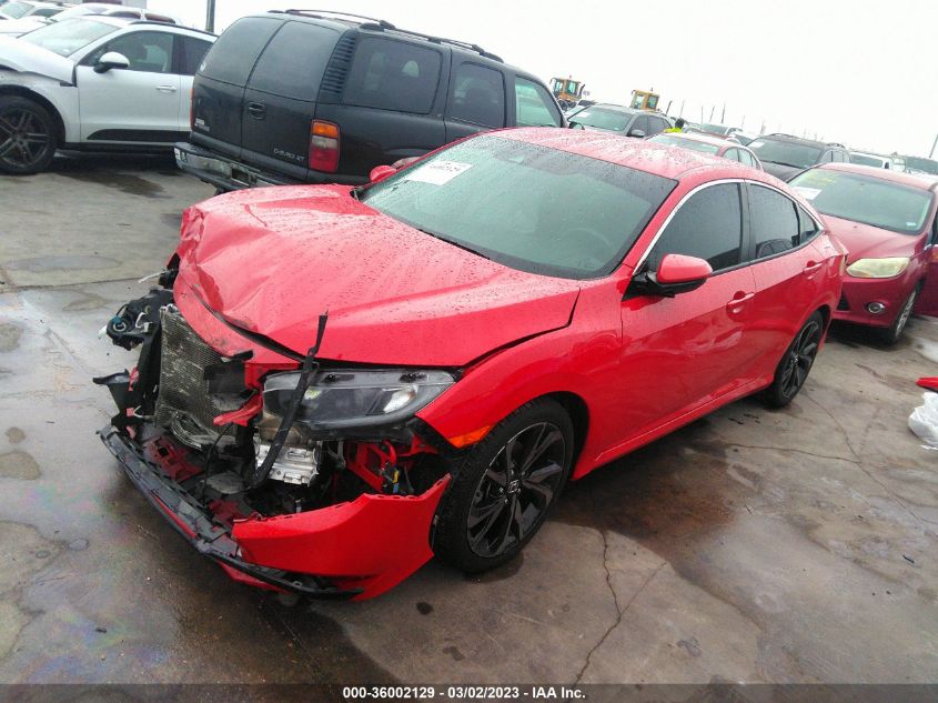 2020 HONDA CIVIC SEDAN SPORT - 2HGFC2F8XLH521318
