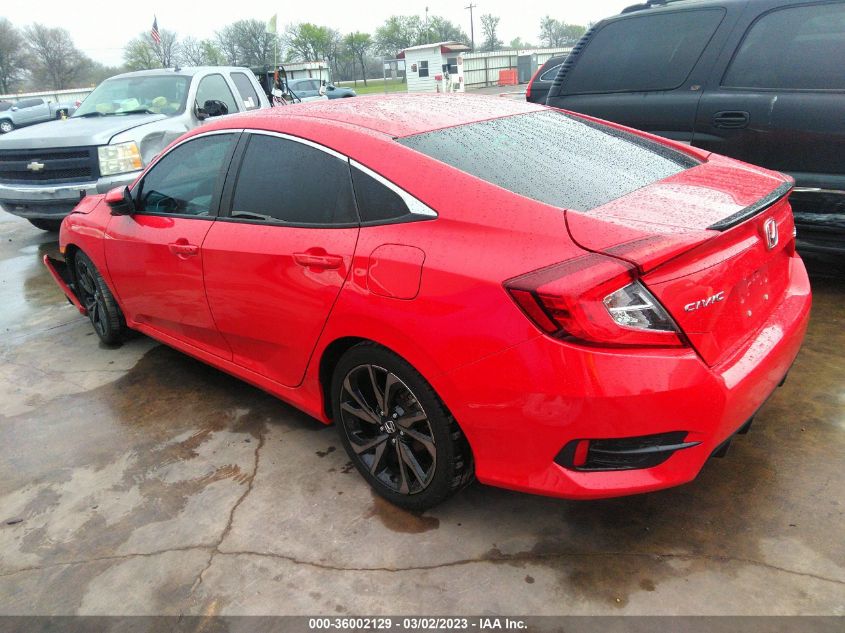 2020 HONDA CIVIC SEDAN SPORT - 2HGFC2F8XLH521318