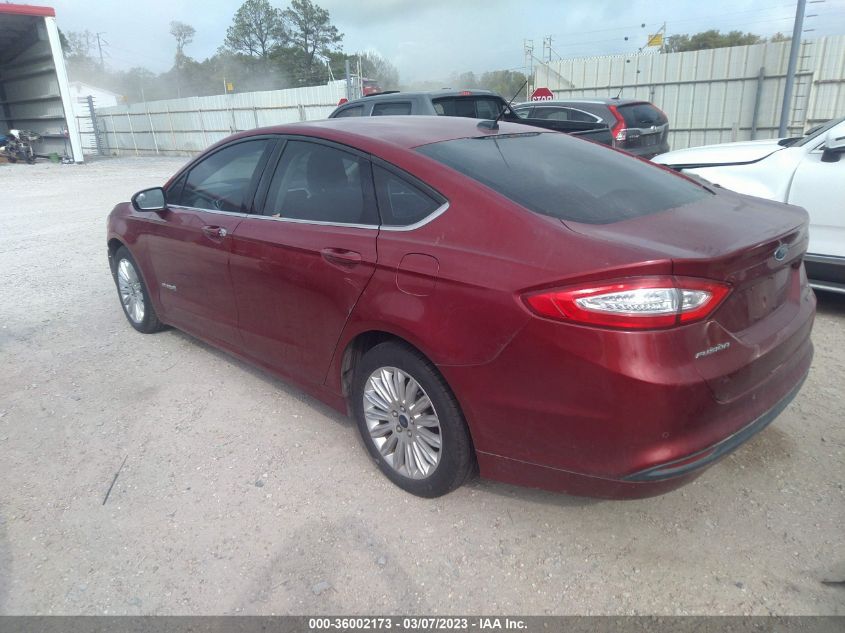 2014 FORD FUSION SE HYBRID - 3FA6P0LU1ER177691