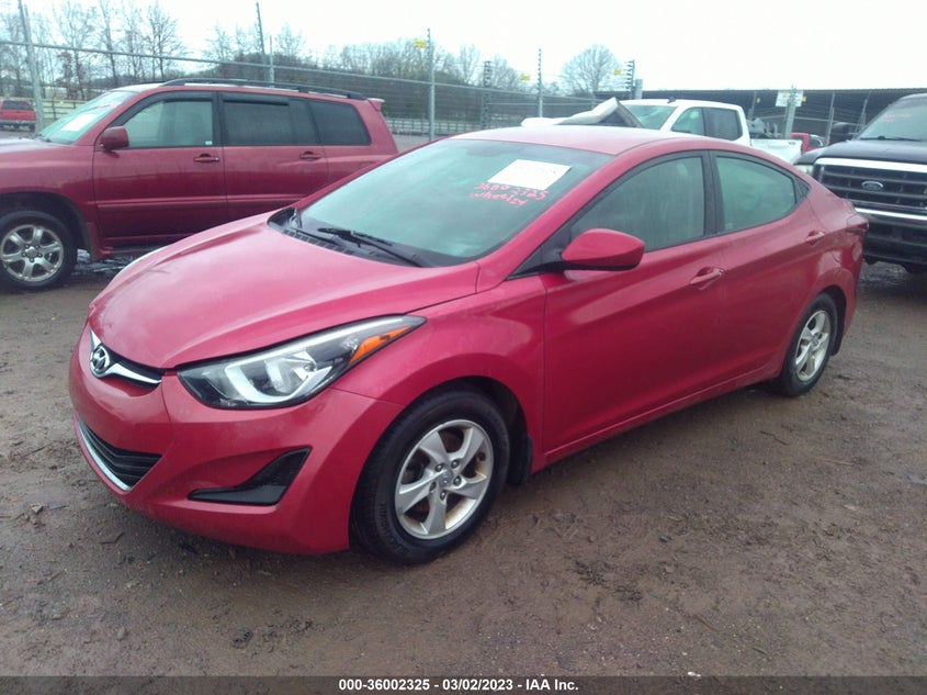 2015 HYUNDAI ELANTRA VIN: KMHDH4AE7FU301230
