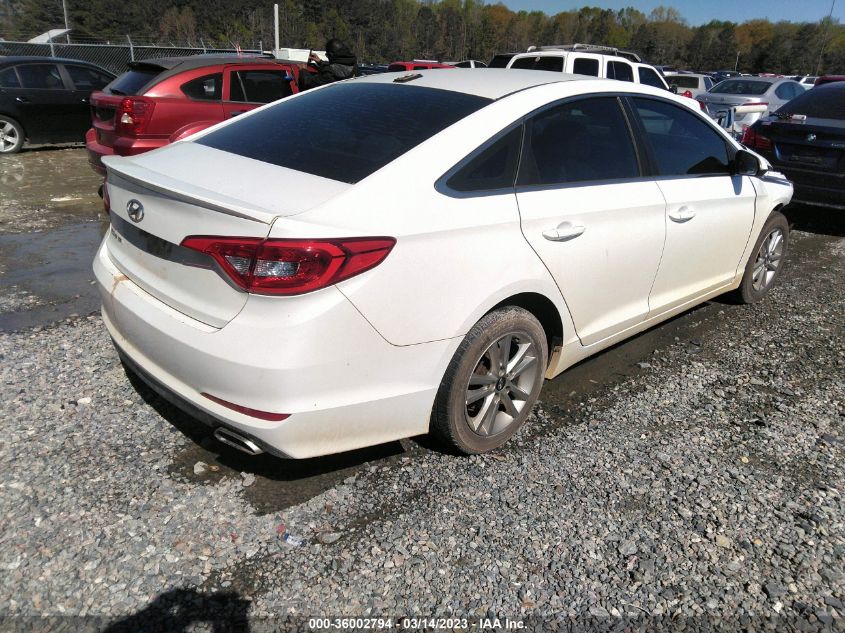 2016 HYUNDAI SONATA 2.4L - 5NPE24AF6GH367914