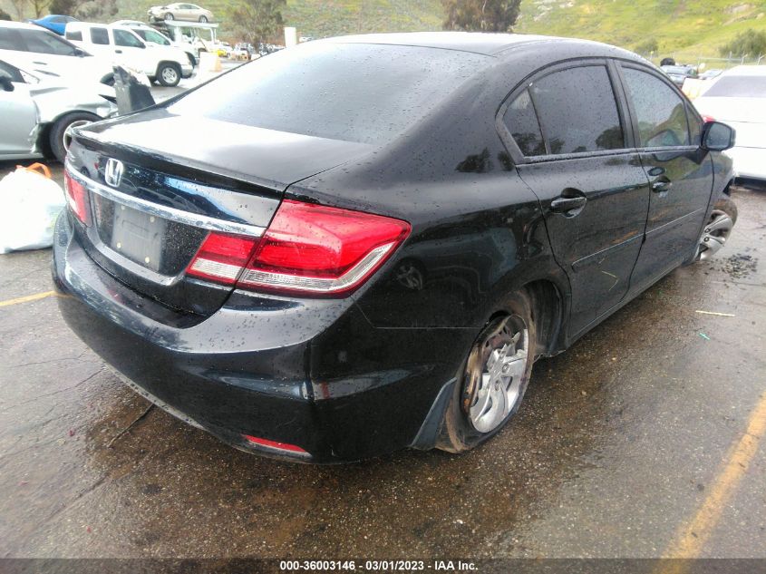 2013 HONDA CIVIC SDN LX - 19XFB2F57DE224320