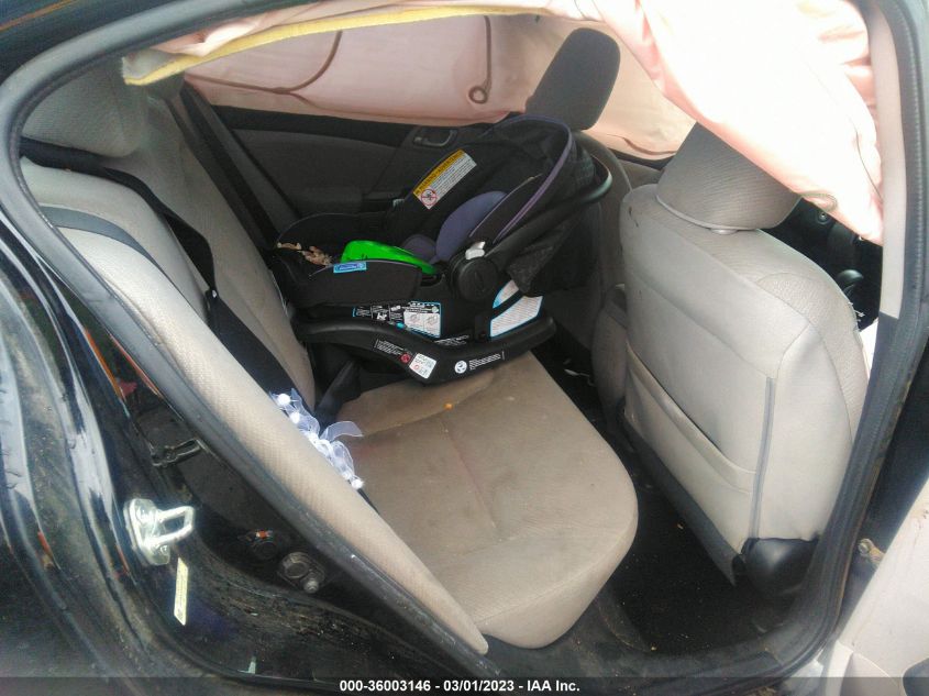 2013 HONDA CIVIC SDN LX - 19XFB2F57DE224320
