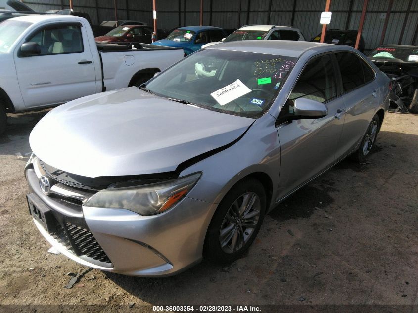 2016 TOYOTA CAMRY XLE/SE/LE/XSE - 4T1BF1FK1GU229985