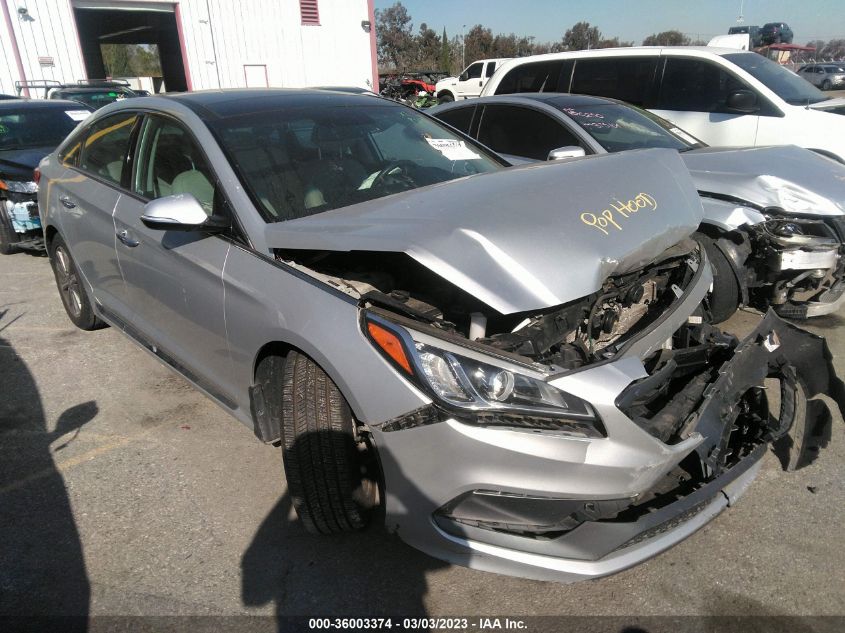 2016 HYUNDAI SONATA 2.4L LIMITED - 5NPE34AFXGH403262