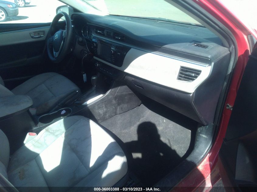 2015 TOYOTA COROLLA L/LE/S/S PLUS/LE PLUS - 5YFBURHEXFP214946