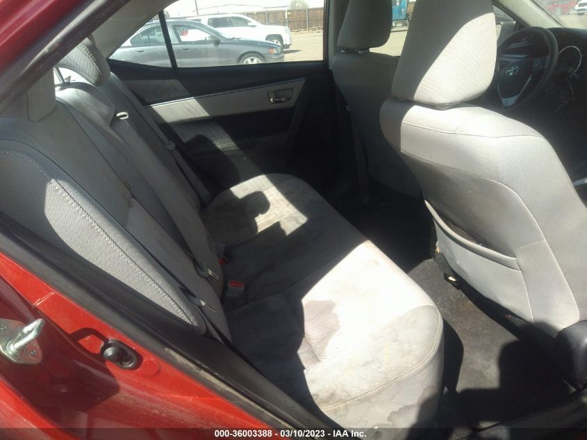 2015 TOYOTA COROLLA L/LE/S/S PLUS/LE PLUS - 5YFBURHEXFP214946