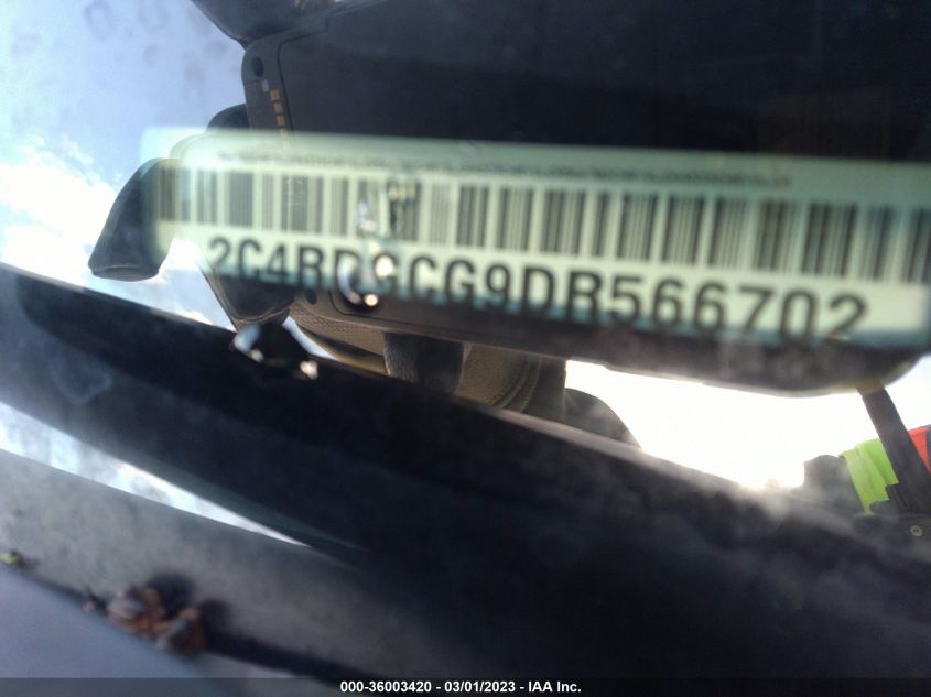 2013 DODGE GRAND CARAVAN SXT - 2C4RDGCG9DR566702