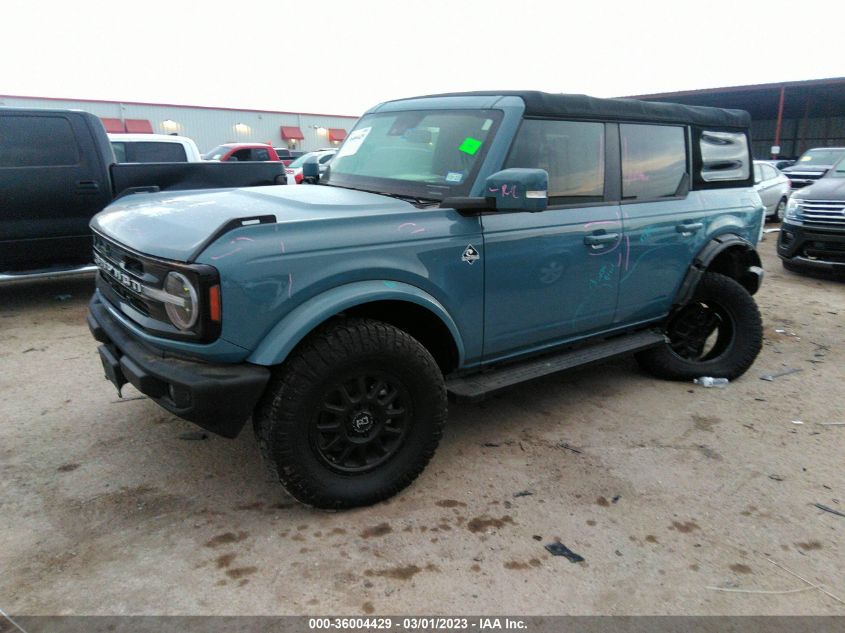 2021 FORD BRONCO BASE/BIG BEND - 1FMEE5BP6MLA99549