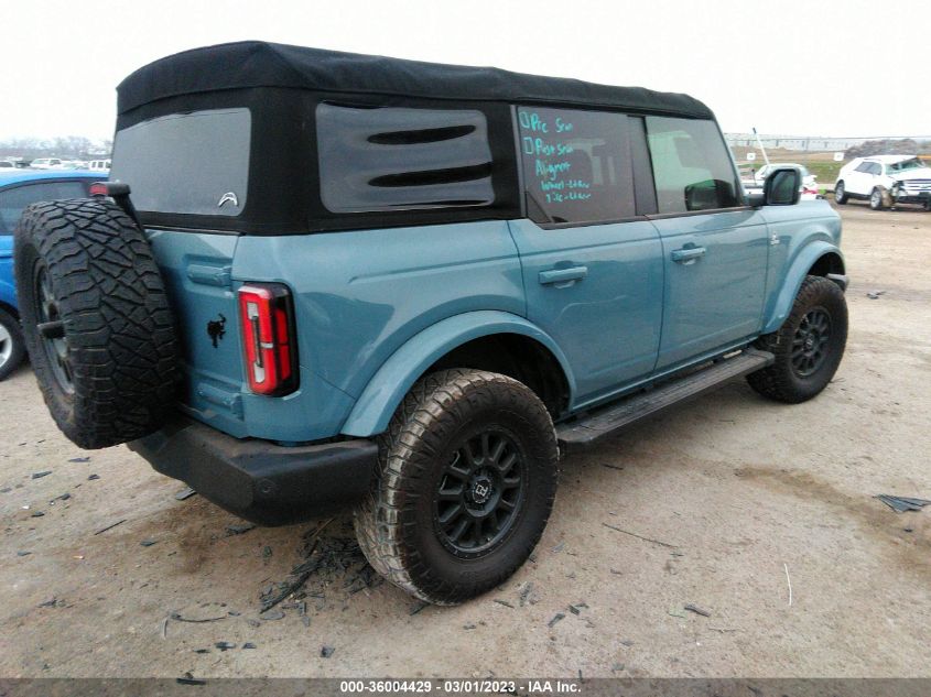 2021 FORD BRONCO BASE/BIG BEND - 1FMEE5BP6MLA99549