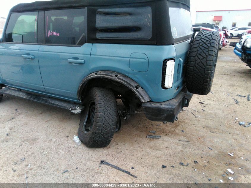 2021 FORD BRONCO BASE/BIG BEND - 1FMEE5BP6MLA99549