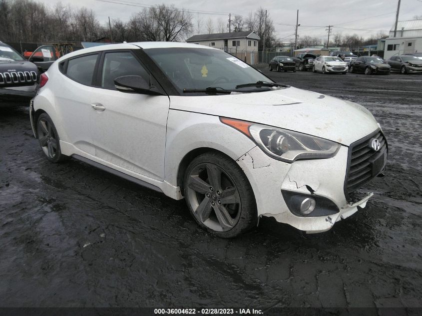 2015 HYUNDAI VELOSTER TURBO - KMHTC6AE6FU225991