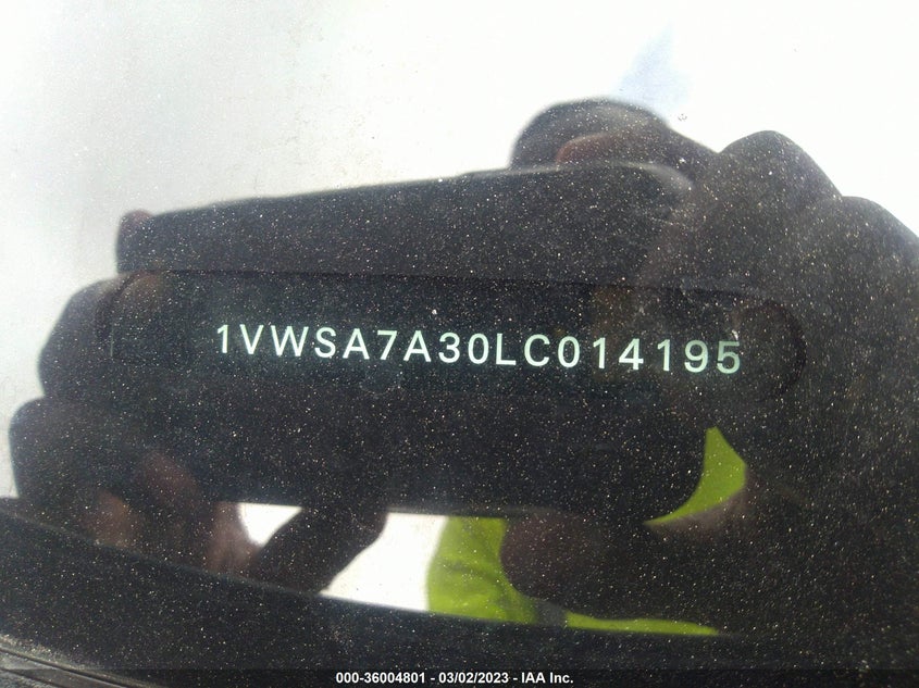 VIN 1VWSA7A30LC014195 2020 VOLKSWAGEN PASSAT 2.0T SE