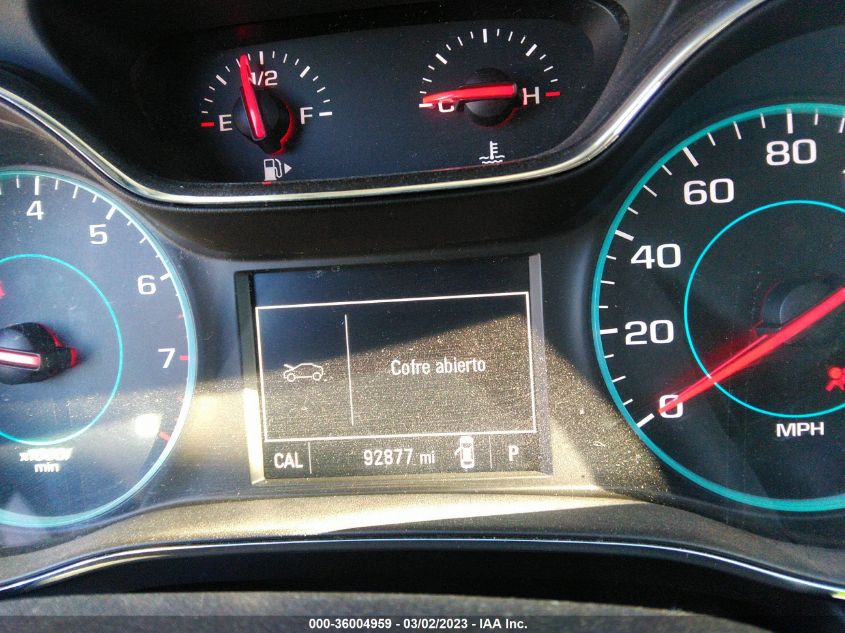 2017 CHEVROLET CRUZE LT - 1G1BE5SM9H7258228
