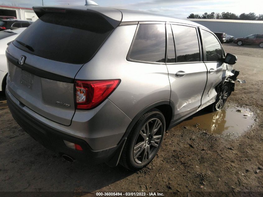 2021 HONDA PASSPORT EX-L 5FNYF8H52MB008639