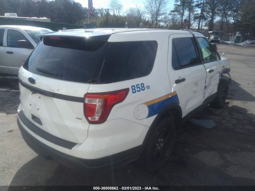 2018 FORD POLICE INTERCEPTOR 1FM5K8AR1JGC17900