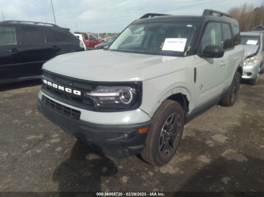 2022 FORD BRONCO SPORT OUTER BANKS - 3FMCR9C64NRE21312