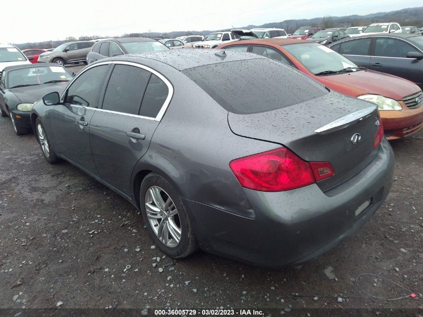 2013 INFINITI G37 SEDAN JOURNEY - JN1CV6AP3DM726451