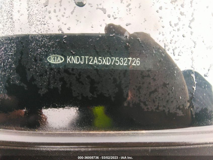 2013 KIA SOUL BASE - KNDJT2A5XD7532726
