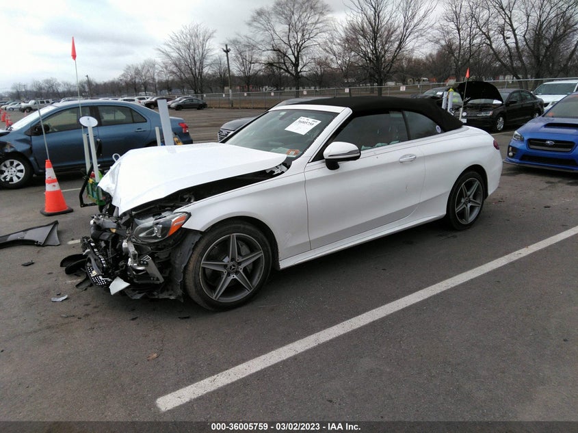 VIN WDDWK4KB1JF617566 2018 MERCEDES-BENZ C-CLASS C 300