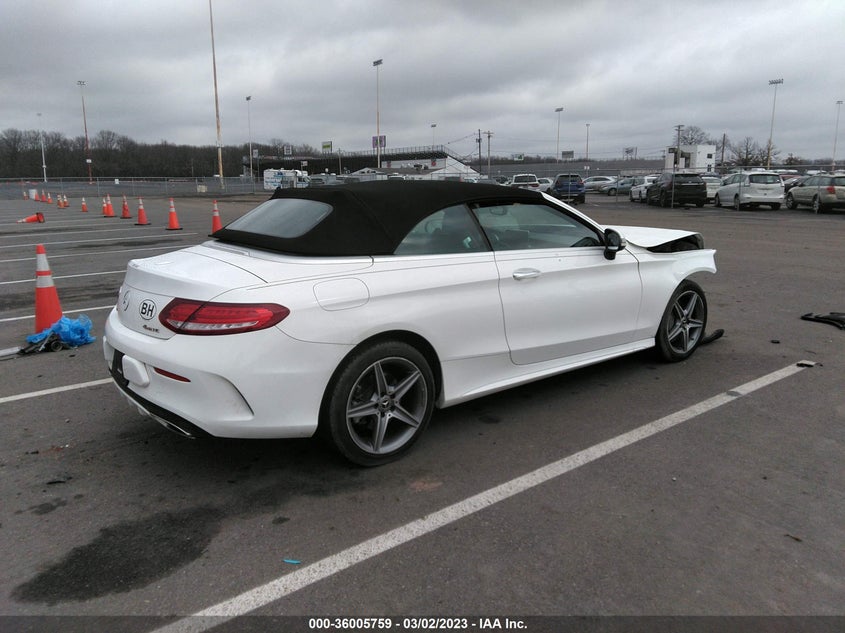 VIN WDDWK4KB1JF617566 2018 MERCEDES-BENZ C-CLASS C 300