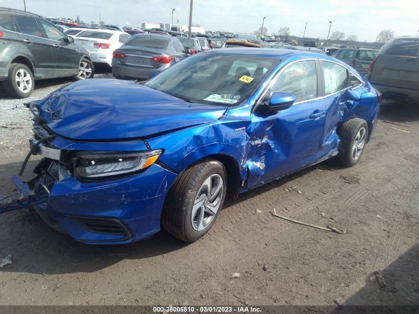 2020 HONDA INSIGHT EX 19XZE4F52LE005215