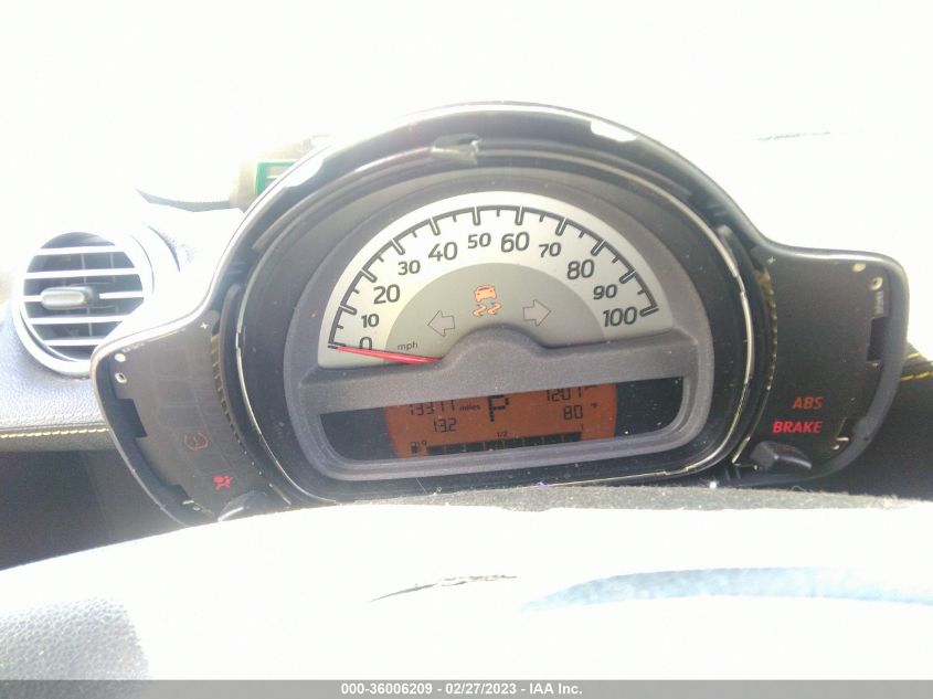 2013 SMART FORTWO PURE/PASSION WMEEJ3BA4DK722593