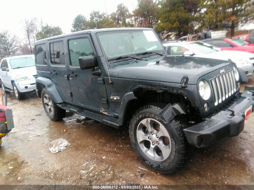 2016 JEEP WRANGLER UNLIMITED SAHARA - 1C4BJWEG0GL326999