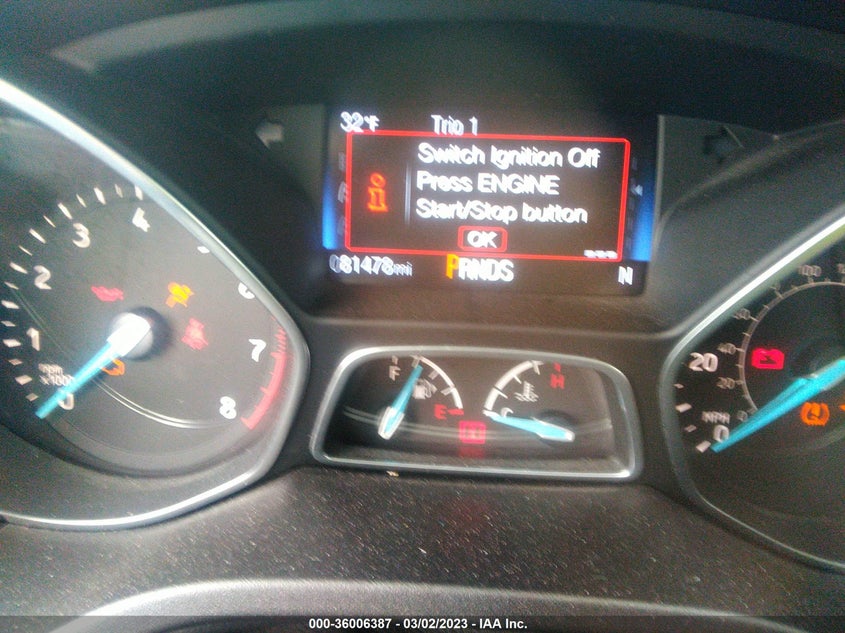 VIN 1FADP3N26JL216854 2018 FORD FOCUS TITANIUM