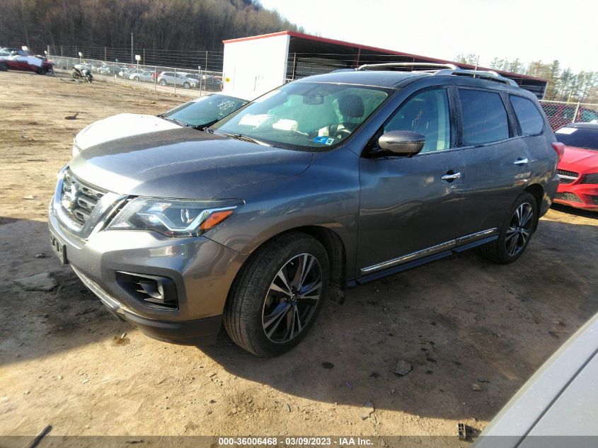 2017 NISSAN PATHFINDER PLATINUM - 5N1DR2MM7HC906569