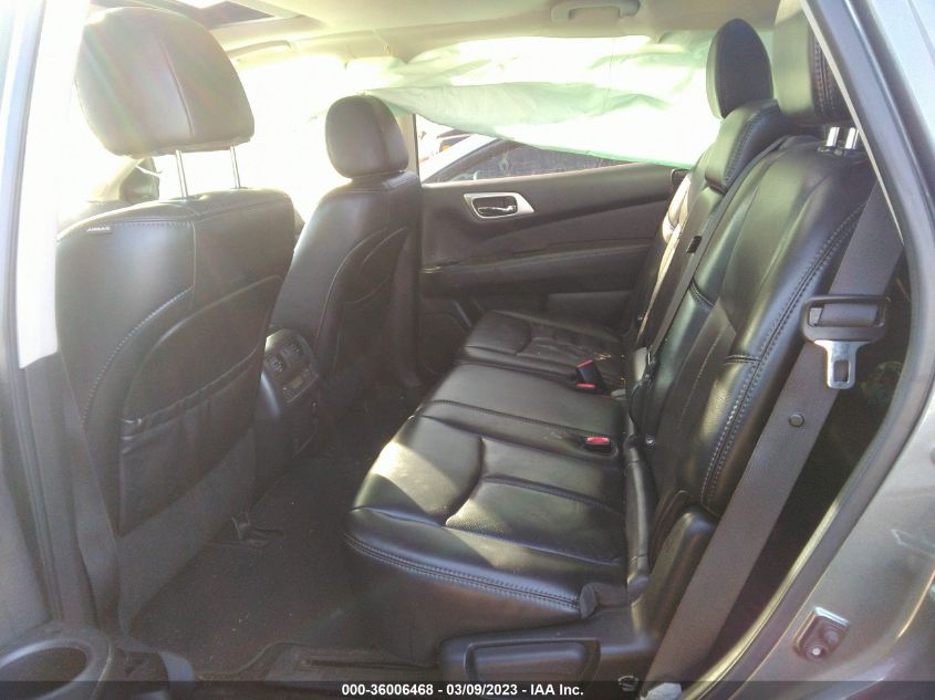 2017 NISSAN PATHFINDER PLATINUM - 5N1DR2MM7HC906569