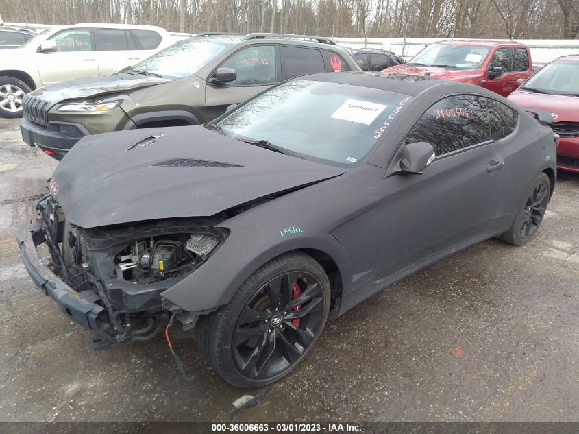 2013 HYUNDAI GENESIS COUPE 3.8 TRACK KMHHU6KJ9DU079775