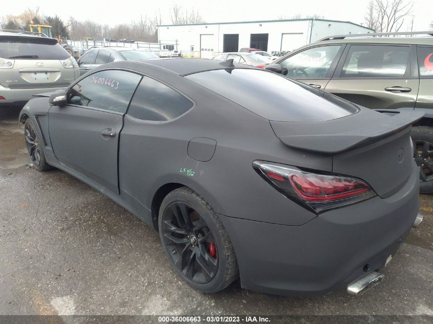 2013 HYUNDAI GENESIS COUPE 3.8 TRACK KMHHU6KJ9DU079775